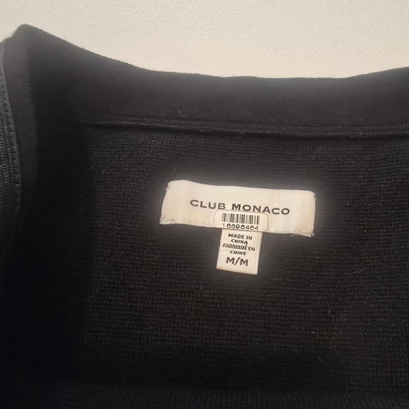 Club Monaco Striped Sweater Maxi Cocktail Sleeveless Strapless Size M - Picture 5 of 12